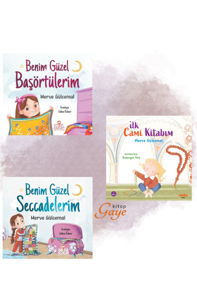 Nesil Çocuk Yayınları أوشحة رأس جميلة - كتابي الأول - سجادات صلاة جميلة - مجم...