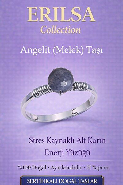 Erilsa Certified Stress-Relief Lower Abdomen Energy Ring – Cancer Zodiac Sign...