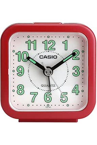 Casio Alarm Clock TQ-141-4DF - Red