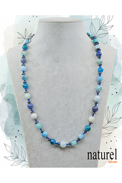 Naturel Tılsım Original Natural Stone Necklace