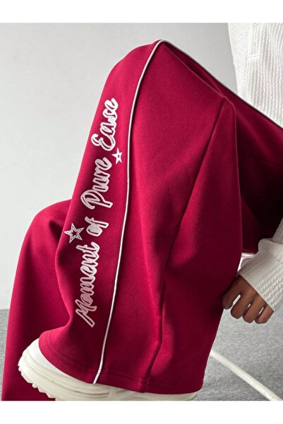 Keywest Unisex Moment of Pure Ease Printed Wide Leg Sweatpants