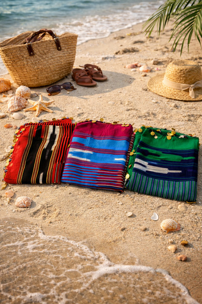 seymenbıçakçılık 3-Piece Black Sea Regional Sequin Scarf Set – Keşan Pattern,...