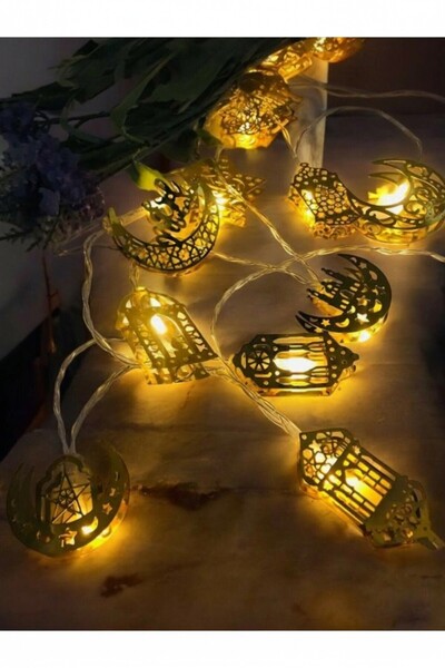 VANCKEY Ramazan Süsü 10 Parça Süsleme Seti 11 Ayın Sultanı Bayramı Led Işıklı...