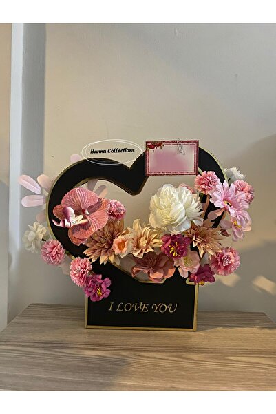 Harmu Collections el işi yapay Romantik Çiçek aranjmanı Yıldönümü, Sevgililer...