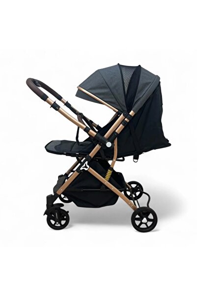 ZEE STAR عربية اطفال قابلة للطي ثنائية الاتجاه مع اطار ذهبي