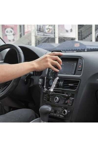 AVA Suport Telefon Auto cu Strasuri, Montare pe Gura de Ventilatie, Design El...