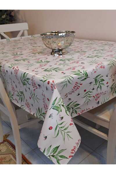 Başak Ev Tekstili Fiber Pvc Tablecloth – Modern, Durable, Wipeable, and Styli...