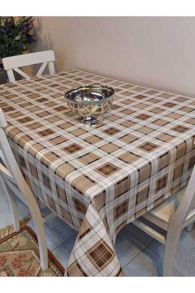 Başak Ev Tekstili Fiber Pvc Tablecloth – Modern, Durable, Wipeable, and Styli...