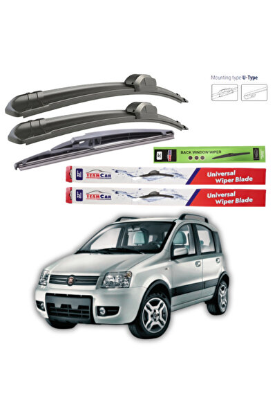 TEAMCAR Wipers Fiat Panda (169) 2003-2011 – Complete Set