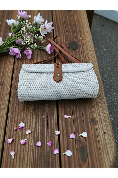 DNC Art&Deco Handmade Genuine Rattan Women's Shoulder Bag - Bohemian Wicker S...