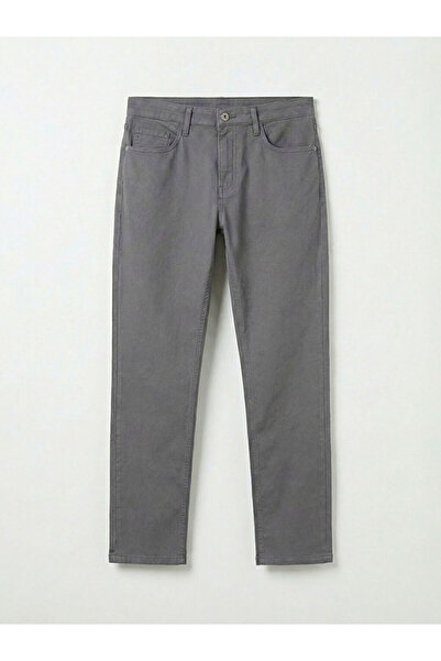 LC Waikiki Gray Slim Fit Gabardine Men's Chino Trousers from Guliis Store