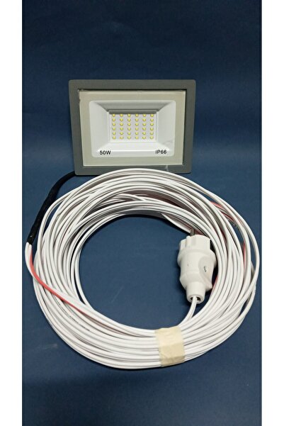 BERKS 10 Metre 50 Watt Seyyar Led Projektör Aydınlatma. Seyyar Aydınlarma Su ...