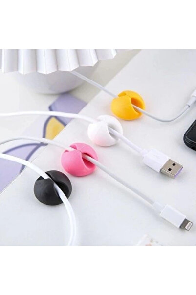 CT STONES Black and white cable fixing clip 10 pieces