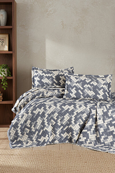 First Choice طقم غطاء سرير ووسادة من القطن 100% مكون من 6 طبقات من روديا بالل...