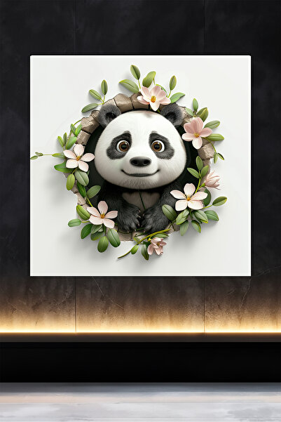 Lucena Колекция метални картини за стена - Панда 2