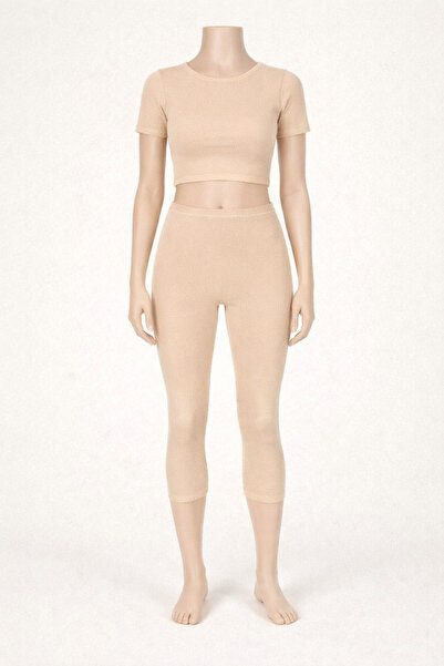 belpa Below the Knee 100% Cotton Combed Leggings, Plus Size Leggings, Capri L...