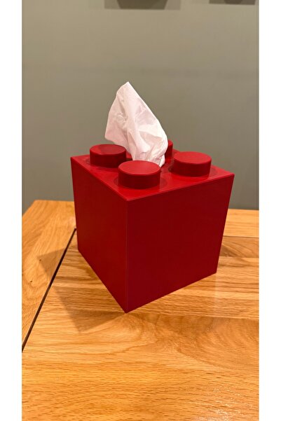 Vescarri Block Design Decorative Napkin Holder – Game Themed Tissue Box Organ...