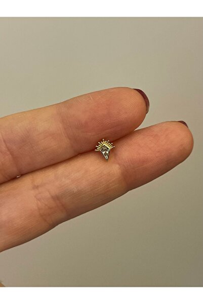 denizden silver Vintage gümüş piercing