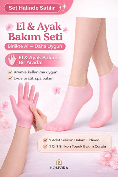homvira 🌸 El & Ayak Bakım Seti – Set Halinde 🌸