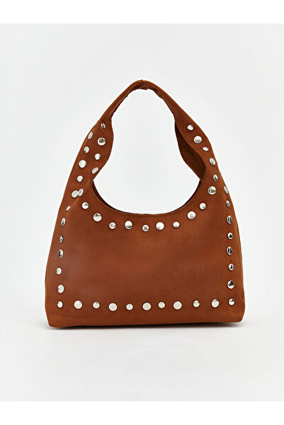 LC Waikiki Shining Choices from Shining Store Suede Look Women's Shoulder Bag...