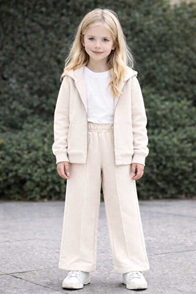 BEBEĞİME ÇORAP Girl's Green Tracksuit Set