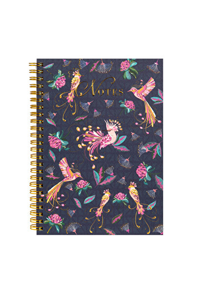 Goldbuch Tropical Spiralli Çizgili Defter A5 – 80 Sayfa 100gr