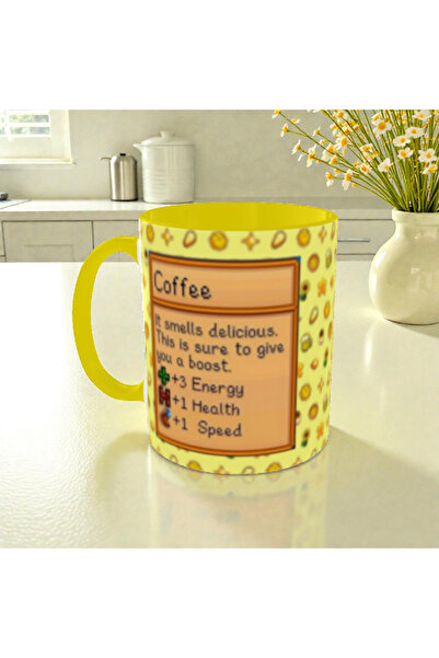 ALPŞAN TİCARET Stardew Valley Coffee Designed Ceramic Mug – Special Coffee Cu...