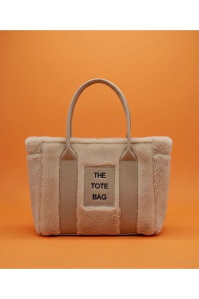 la_hatun حقيبة كتف من القطيفة 2026 باللون البيج مقاس 25×20 سم مستوردة