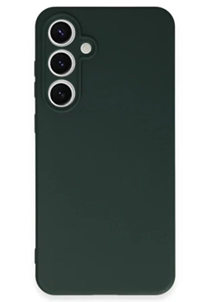 cepmoda غطاء سامسونج "S24 FE" من السيليكون الناعم ذو الملمس الناعم V7 - أخضر ...