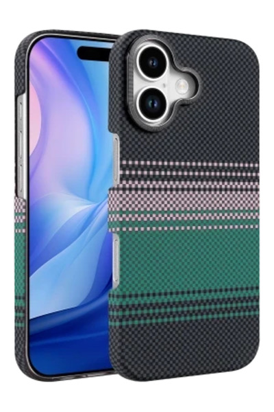 cepmoda IPhone'17' Vega Magsafe Thin Hard Fiber Cover/Case - Green