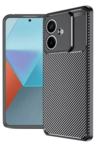 cepmoda Oppo “A3” Carbonfocus Phone Case - Carbon Design, Silicone Cover - Black