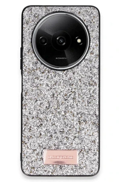 cepmoda Redmi A3 (4g) / Poco C61 - Bright Silvery Luxury Design Elite Cover/C...