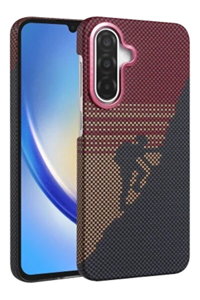 cepmoda Samsung “A17” Vega Magsafe Thin Hard Fiber Cover/Case - Red