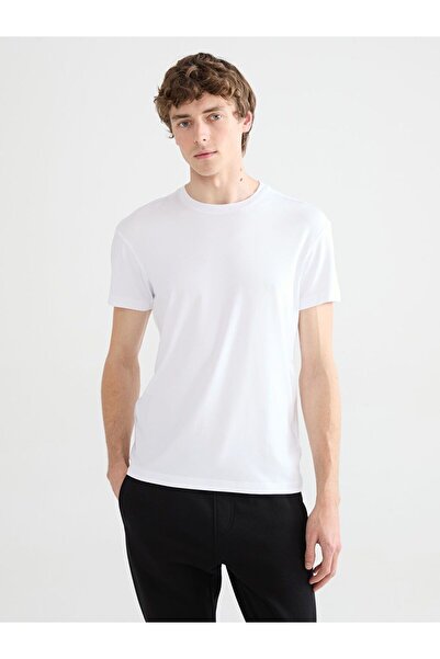 LC Waikiki Crew Neck Short Sleeve Men's Pajamas Top