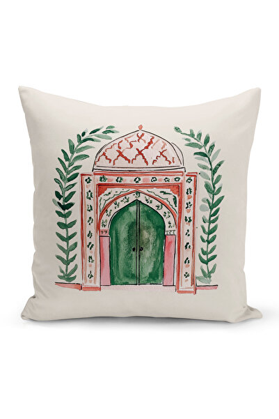 Bertille Home غطاء وسادة مطبوع رقميًا مزدوج الجوانب من سلسلة رمضان (غطاء سرير...