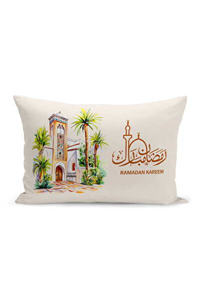 Bertille Home Ramadan Series Double Sided Digital Printed Throw Pillow Case (...