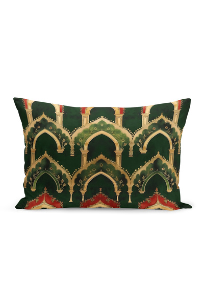 Bertille Home غطاء وسادة مطبوع رقميًا مزدوج الجوانب من سلسلة رمضان (غطاء سرير...