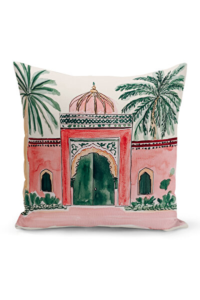 Bertille Home غطاء وسادة مطبوع رقميًا مزدوج الجوانب من سلسلة رمضان (غطاء سرير...