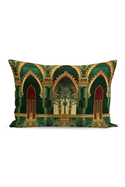 Bertille Home غطاء وسادة مطبوع رقميًا مزدوج الجوانب من سلسلة رمضان (غطاء سرير...