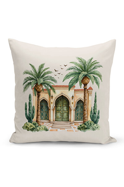Bertille Home غطاء وسادة مطبوع رقميًا مزدوج الجوانب من سلسلة رمضان (غطاء سرير...