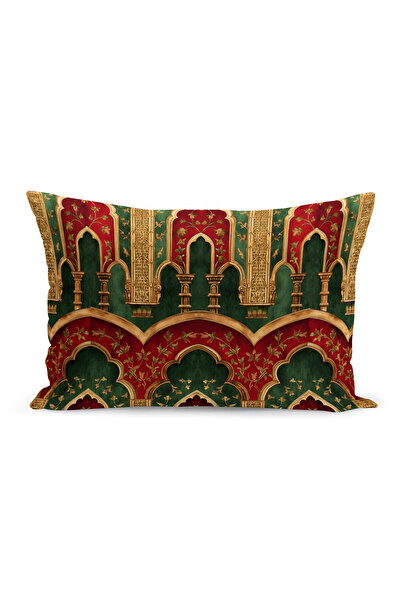 Bertille Home غطاء وسادة مطبوع رقميًا مزدوج الجوانب من سلسلة رمضان (غطاء سرير...