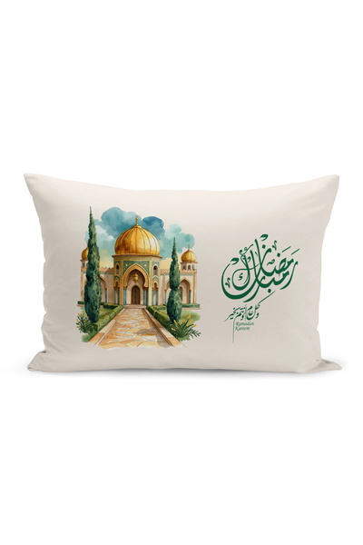 Bertille Home Ramadan Series Double Sided Digital Printed Throw Pillow Case (...