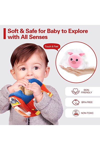 BOOMBOOMBOOM Soft Farm Animal Toys