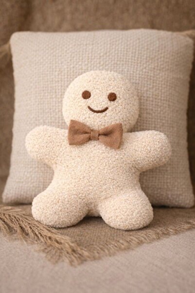 Cherry Bloom Cotton Kurabiye Adam Teddy Yastık 20 cm