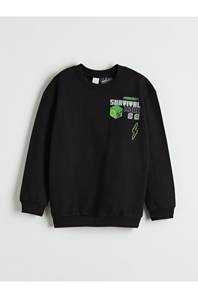 LC Waikiki LCW Kids Minecraft Štampano Dječačka majica