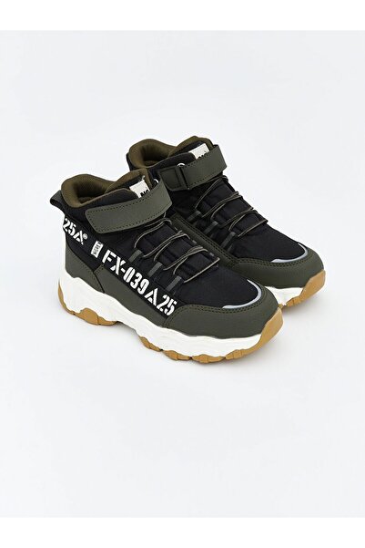 LC Waikiki LCW STEPS Момчешки бебешки ботуши с връзки и велкро закрепване