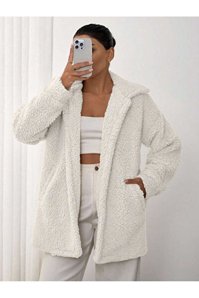 DUUE FASHİON Kadın Peluş/Kürk Ceket