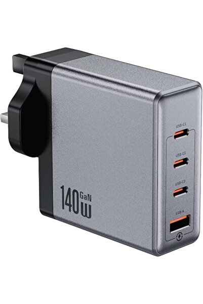 Green Lion شاحن حائط GaNPremium بمقبس بريطاني بتقنية الشحن السريع PD بقوة 40 واط