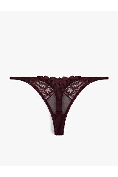Koton Rahat Kalıp Dantel Detaylı String Külot