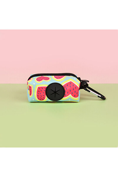 Choice1 L Green Watermelon Cute pet poop bags with funny prints, easy to clea...